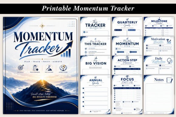 Download Printable Momentum Tracker Kdp Interiors - Premium Resources