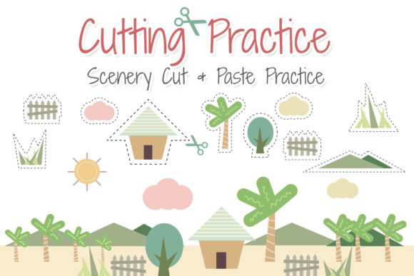 Download Cutting Practice for Kids Activities - Practice for kids Collection