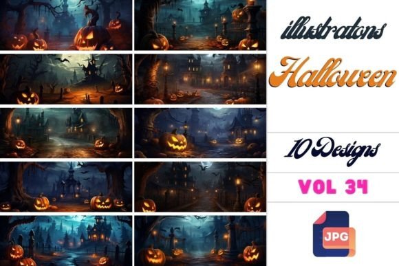 Download Halloween Imagery Bundle, Ranya - Imagery Collection