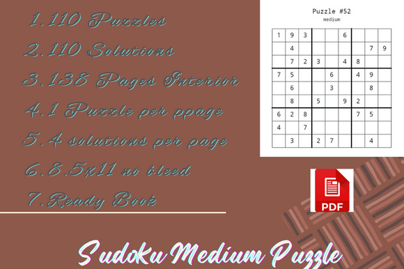Download Sudoku Puzzle Practice for Kids Book - Practice for kids Collection